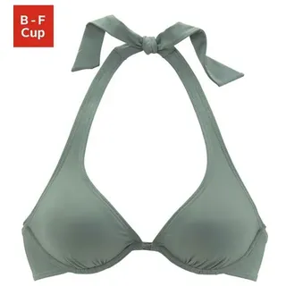 BENCH Bügel-Bikini-Top Damen Grün 38 Cup B