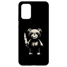 Hülle für Galaxy S20+ Teddybär hält ein Messer - gruseliges Halloween-Kostüm