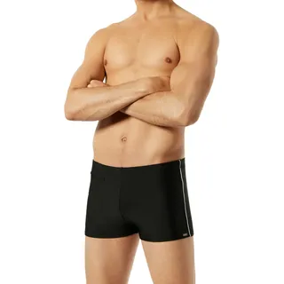 Schiesser Herren Komfort mit Bein Badehose, Schwarz, XL EU