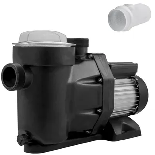 VEVOR Schwimmbadpumpe 750 W 1 PS Poolpumpen Max. Durchfluss 19200 L/H Filterpumpe Geschwindigkeit 3450 U/min Umwälzpumpe Max. Temperatur 50° C Wasserpumpe Pool ideal für Schwimmbäder Thermalbäder SPA