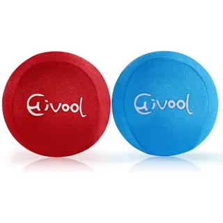 Hivool Handtrainer Antistress-Bälle, Griffkraft Trainer 2er-Set, Finger Antistressbälle, Squeeze Übungsballset für Übung, Stressabbau