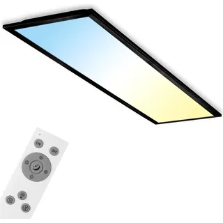 Briloner LED Panel, Fernbedienung, 100x25 schwarz