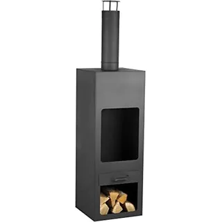 Markone Gartenkamin 204-3 (Rost): 40 x 40 x 185 cm