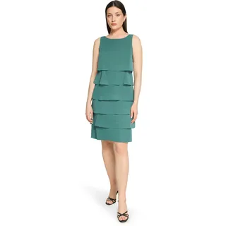 Vera Mont Cocktailkleid Grün/Schwarz 40