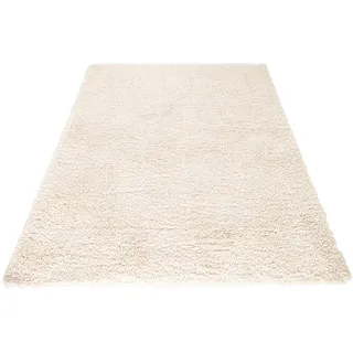 HANSE Home Hochflor-Teppich »Venice«, rechteckig, 45 mm Höhe, Melierte Optik, dichter Flor, Uni-Farben, Robust, Pflegeleicht, beige