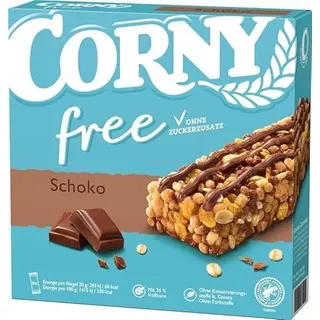 CORNY Müsliriegel Free Schoko 6 x 20 g