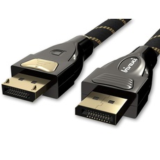 bivani 8K Premium 3 Meter DisplayPort DP 1.4 Kabel - 32,4 Gbps - 8K@60HZ / 4K@120HZ - 7680 x 4320 60 Hz / 3840 x 2160 120 Hz / 1920 x 1200 240 Hz - HBR3, DSC 1.2, HDR10, HDCP 2.2, Elite Series - 3M