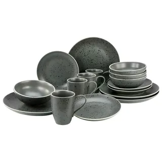 CreaTable Industrial Chic Kombiservice 16-tlg. grau
