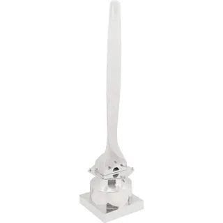 Skulptur Silber 26 x 26 x 110 cm Aluminium - Silber
