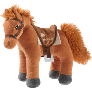 Heunec Plüschfigur "Bibi & Tina, Pferd Amadeus stehend, 30 cm" enthält recyceltes Material, braun