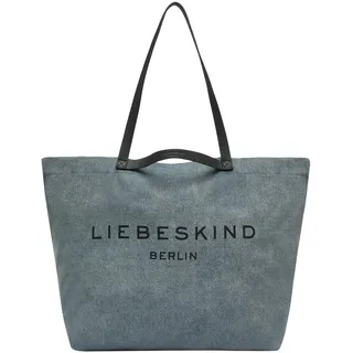 Liebeskind Berlin Aurora Shopper Canvas Leather Blue