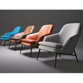 Sessel Design Couch Sofa Relax Textil Lounge Luxus Leder Club Polster Sitzer Neu