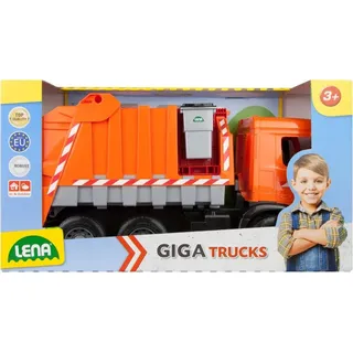 Aroc-Müllwagen mit Aufklebern 74 cm - Grau, Orange