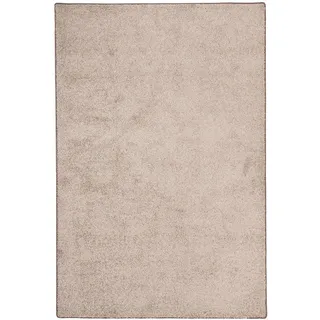 Snapstyle Hochflor Velours Teppich Mona , Taupe , Textil , 160x160 cm , Teppiche und Böden, Teppiche, Hochflorteppiche & Shaggys