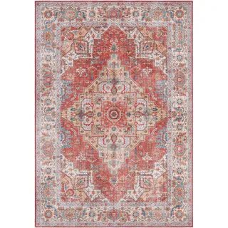 HANSE HOME Nouristan Asmar Kurzflorteppich 120 x 160 cm Rot
