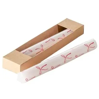 Boltze Stabkerze 2er Set Schleife rot H20cm