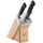 Vier Sterne Messerblock 4-tlg. Beige