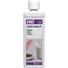 HG Fleckweg 4, Effektiver Fleckenentferner für Blut-, Saucen-, Bratensaft-, Gewürz-, und Milchflecken - 50 ml
