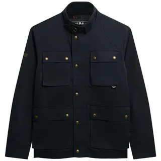 Superdry Merchant Wax Racer Zinc Blue L