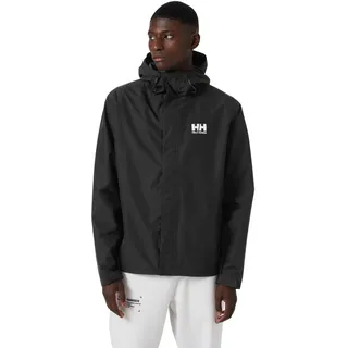 HELLY HANSEN Seven J Regenjacke Herren Schwarz 2XL