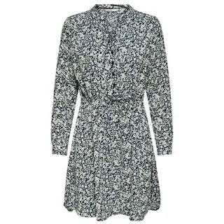 Only Cory Tunic Kurzes Kleid - Night Sky / Aop Abigale Flower - XS
