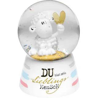 SHEEPWORLD Traumkugel Motiv Mensch | Schneekugel, Glas, Polyresin, Höhe 6,5 cm | Geschenk Freund, Freundin | 46953