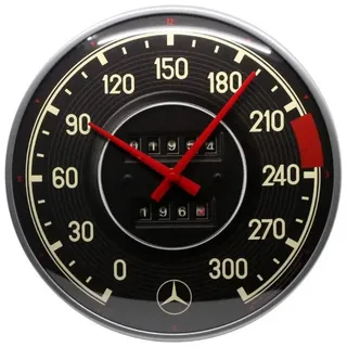 Nostalgic Art Mercedes-Benz Speedometer Quarzuhr Kreis Mehrfarbig