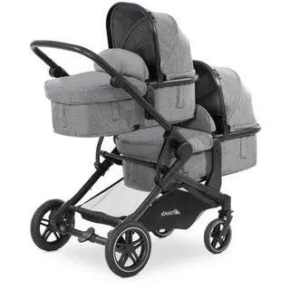 hauck Atlantic Twin melange grey (16608392)