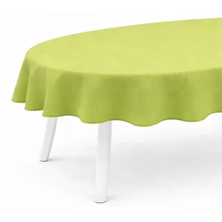 Bestlivings Gartentischdecke ( 140x180cm / Hellgrün ) Weichschaum – wetterfeste Outdoor Tischdecke mit Paspelband, rutschfest & abwischbar – ideal für Garten, Balkon & Terrasse - Grün