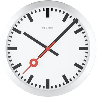 Nextime Bahnhofsuhr 19,0 cm 3998ST weiß