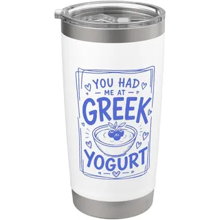 Du hattest mich bei griechischem Joghurt Doppelwandiger Edelstahl-Thermobecher