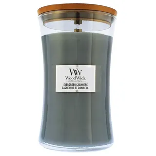 Woodwick Evergreen Cashmere Duftkerze 609 g grün