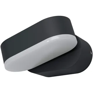 LEDVANCE Außenleuchte Aluminium 10,0 cm x 11,0 cm x 5,4 cm inkl. Dämmerungssensor Grau