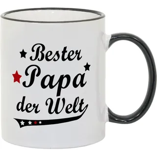 Tasse Bester Papa der Welt Vintage Style - Geschenk - Vater - Vatertag