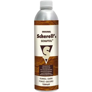 Ballistol 23833 - Scherell's SCHAFTOL dunkel - Edelholzpflege für Gewehrschaft - 500 ml Flasche zur Schaftpflege