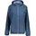 Damenjacke mit Regenkapuze Blau S