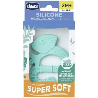Chicco Beißring Soft&Clean Eidechse Blau