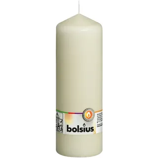 Bolsius Stumpenkerze 20 cm elfenbein