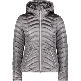 Steppjacke CARTOON "Steppjacke mit Reißverschlusstaschen", Damen, Gr. 40, grau (hellgrau), Obermaterial: 100% Polyamid PA., Jacken Steppjacke