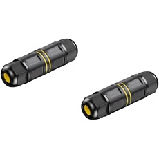 ledscom.de 2 Stück Kabelverbinder für außen, IP68, Muffe für 5-12mm Kabel-Durchmesser