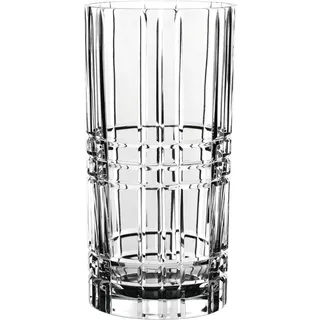 Nachtmann Glasvase 28 cm, Square, 97782, Vase aus Kristallglas, Blumenvase Tischdeko, spülmaschinenfest
