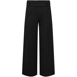 JDY Damen JDYGEGGO New Long Pant JRS NOOS weite Hose, Schwarz, XL/34 | Weiter Beinschnitt fit, Lang, Casual, Bei max. 30 grad waschen