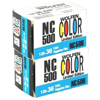 originalwolfen NC500 Color Kleinbildfilm 400 ASA 2 x 36 Aufnahmen