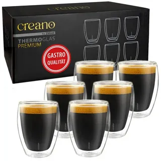 Creano Teeglas doppelwandig 0,25 l 6 St.