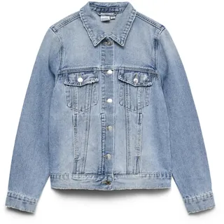 VERO MODA Damen Jacke 10279789 Light Blue Denim Xs