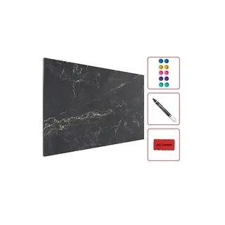 ALLboards Magnettafel 60,0 x 40,0 cm Marmor schwarz