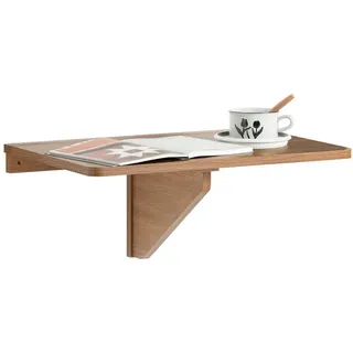 SoBuy Wandklapptisch Vintage 60 x 6 x 40 cm Braun