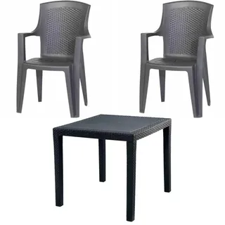 PROGARDEN Eden Set 3-tlg. Anthrazit