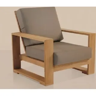 Teako Design Sitzauflage für Gartensessel Treviso Udine 70x69cm Blau - Blau