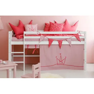 Hoppekids Hochbett ECO Dream 70 x 160 cm Kiefer massiv rosa
